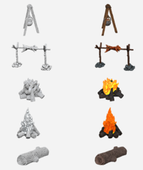 WizKids Deep Cuts - Camp Fire & Sitting Log 73860