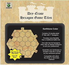 Dry Erase Dungeon Tiles, Earthtone - Pack of 33 6