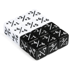 DAD067 Positive/Negative Dice Counters (12pcs)