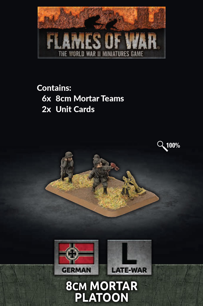 8cm Mortar Platoon (Plastic)(GE785)