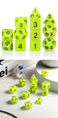 Acrylic Dice Set (12pcs) [Caterpillar]