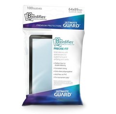 ULTIMATE GUARD - Bordifies Precise-Fit Sleeves Standard Size Black  (100)