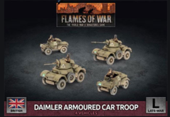 BBX61 Daimler Armoured Car Troop (Plastic)