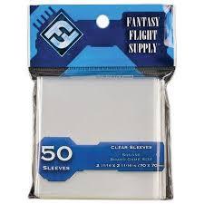 Fantasy Flight - Square Board Game Size - 50ct - Clear