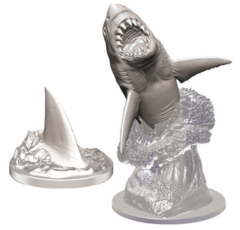 WizKids Deep Cuts Unpainted Minis - 73729 - Shark