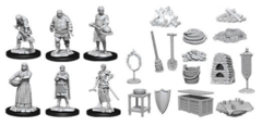Castle Kingdom Retainers - 90121 - Pathfinder Battles Deep Cuts Unpainted Minis