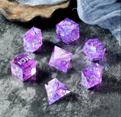 DAD601 - Sharp Edge Dice Set (7pcs) [Nebula]