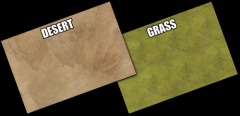 Gaming Mat - Double Sided - Grassland & Desert BB951