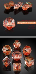 DAD638 Liquid Core Dice Set (7pcs) [Coral]