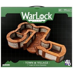 WarLock Tiles: Towns & Village Tiles Expansion: One Inch Angles & Curves