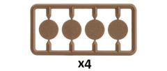 Plastic Base Plugs Sprue (x4)(XSO106)