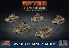 M5 Stuart Light Tank Platoon (Plastic) (UBX70)