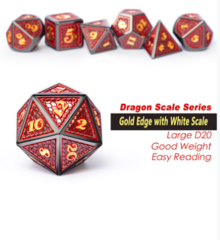 DAD567 - Metal & Enamel Dice Set (7pcs) [Spellbound]