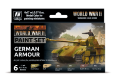 WWII German Armour - 6 Paint Set