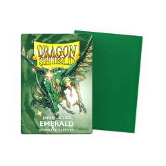 Dragon Shield - Japanese Size Matte Sleeves - Emerald (60ct)
