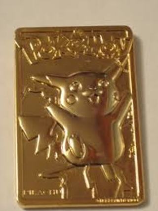 Pokemon Gold-Plated Cards
