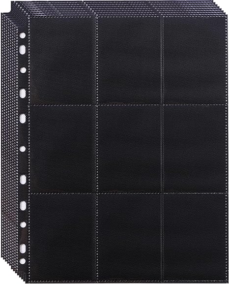 Set of 10: 18-Pocket Card Pages.