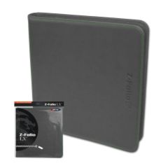 Bcw Z-Folio 12 Pocket Lx Binder Grey