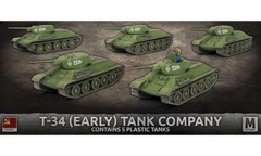 T-34 (Early) Tank Company (Plastic) (SBX39)