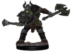 Premium Painted - Half-Orc Male Barbarian - 77503