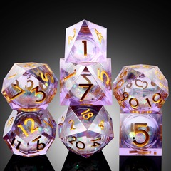 DAD723 Liquid Core Dice Set (7pcs) [Ethereal]