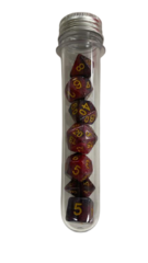 DAD038 - Resin Dice Set (7pcs) - Mars