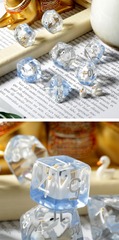 Resin Dice Set (7pcs) [Swan]