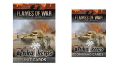 Afrika Korps Command and Unit Cards