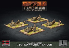 Fallschirmjäger 7.5cm Tank Hunter Platoon (Plastic) (GBX139)