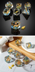 DAD109 Resin Dice Set (7pcs) [Goldfish]