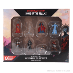 D&D Fantasy Miniatures: Icons of the Realms: Planescape, Adventures in the Multiverse Character Miniatures Boxed Set WZK96295