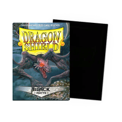 Dragon Shield - Matte Sleeves - Black (100ct)