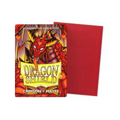 Dragon Shield - Japanese Size Matte Sleeves - Crimson (60ct)