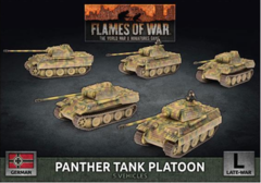 GBX161 Panther A Tank Platoon (plastic)