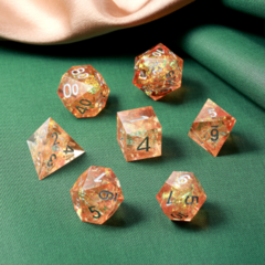 DAD605 - Sharp Edge Dice Set (7pcs) [Sandstorm]
