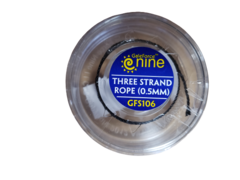 GFS106 Hobby Round: Three Strand Rope 0.5mm (2m)