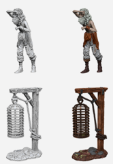 WizKids Deep Cuts Unpainted Minis - 90211 - Hanging Cage