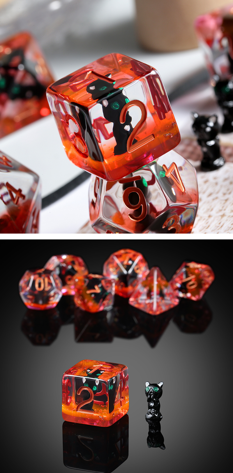 Dice Habit- Black Cat