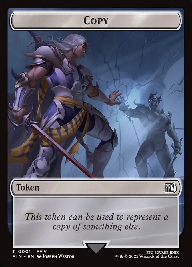 Copy // Moogle Double-Sided Token