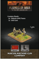 Maksim Machine-Gun Company (Plastic) -Late War(SU780)