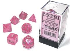 CHX27584 - Luminary Pink/silver Polyhedral 7-Die Set