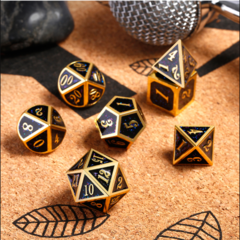 DAD546  Metal & Enamel Dice Set (7pcs) [Galaxy]