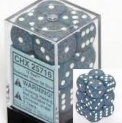 CHX25716 - Dice d6 Set: Sea - 16mm (12) Block of Dice