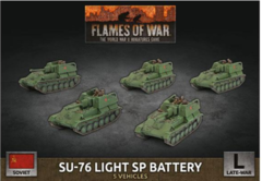 SBX65 SU-76 Light SP Battery (Plastic) - 5 vehicles