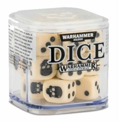 WarHammer 12mm Dice Cube- White