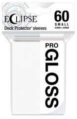60ct PRO-Gloss Eclipse Small Deck Protector sleeves - Arctic White