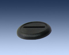 Black Round Lipped Plastic Bases 30mm (10)