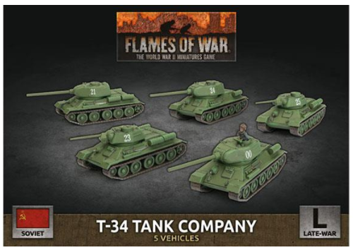 T-34 Tank Company (Plastic)(SBX66)
