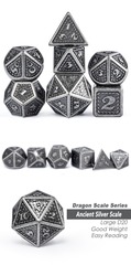 DAD563 Metal & Enamel Dice Set (7pcs) [Knight]