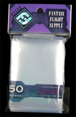 Fantasy Flight - Standard European Board Game Size - 50ct - Clear
